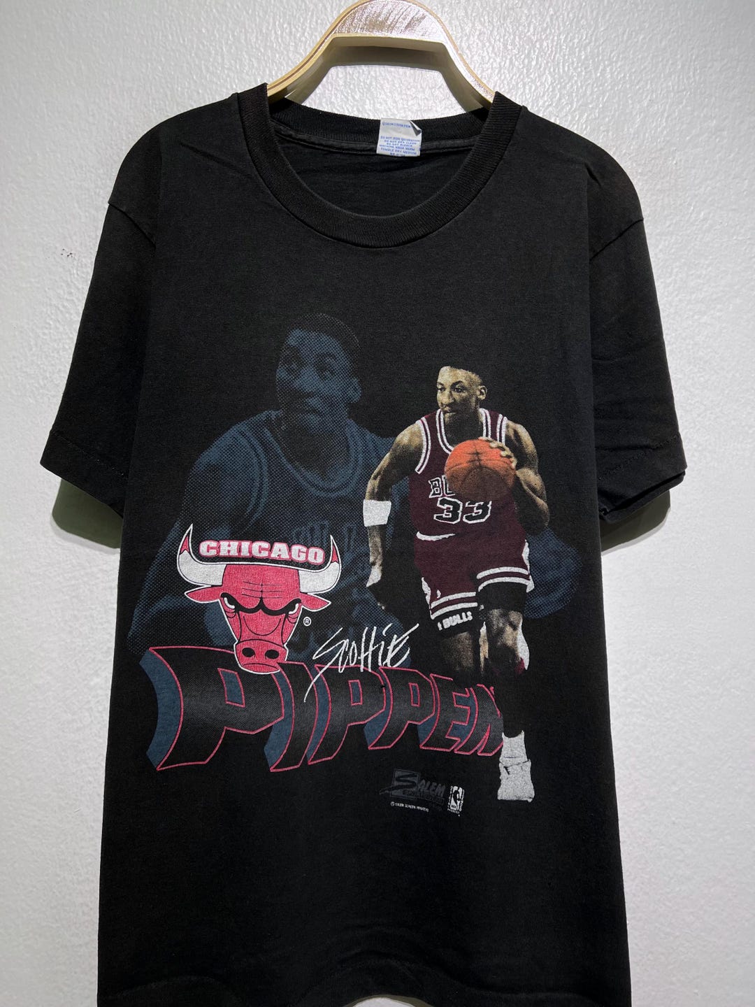 Vintage 90s Scottie Pippen Chicago Bulls NBA Basketball T