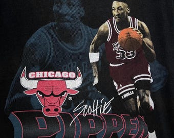 Vintage 90s Scottie Pippen Chicago Bulls NBA Basketball T