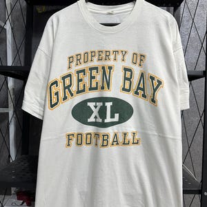 Vintage 1990s Green Bay Packers Property of Football NFL T Shirt Size XL