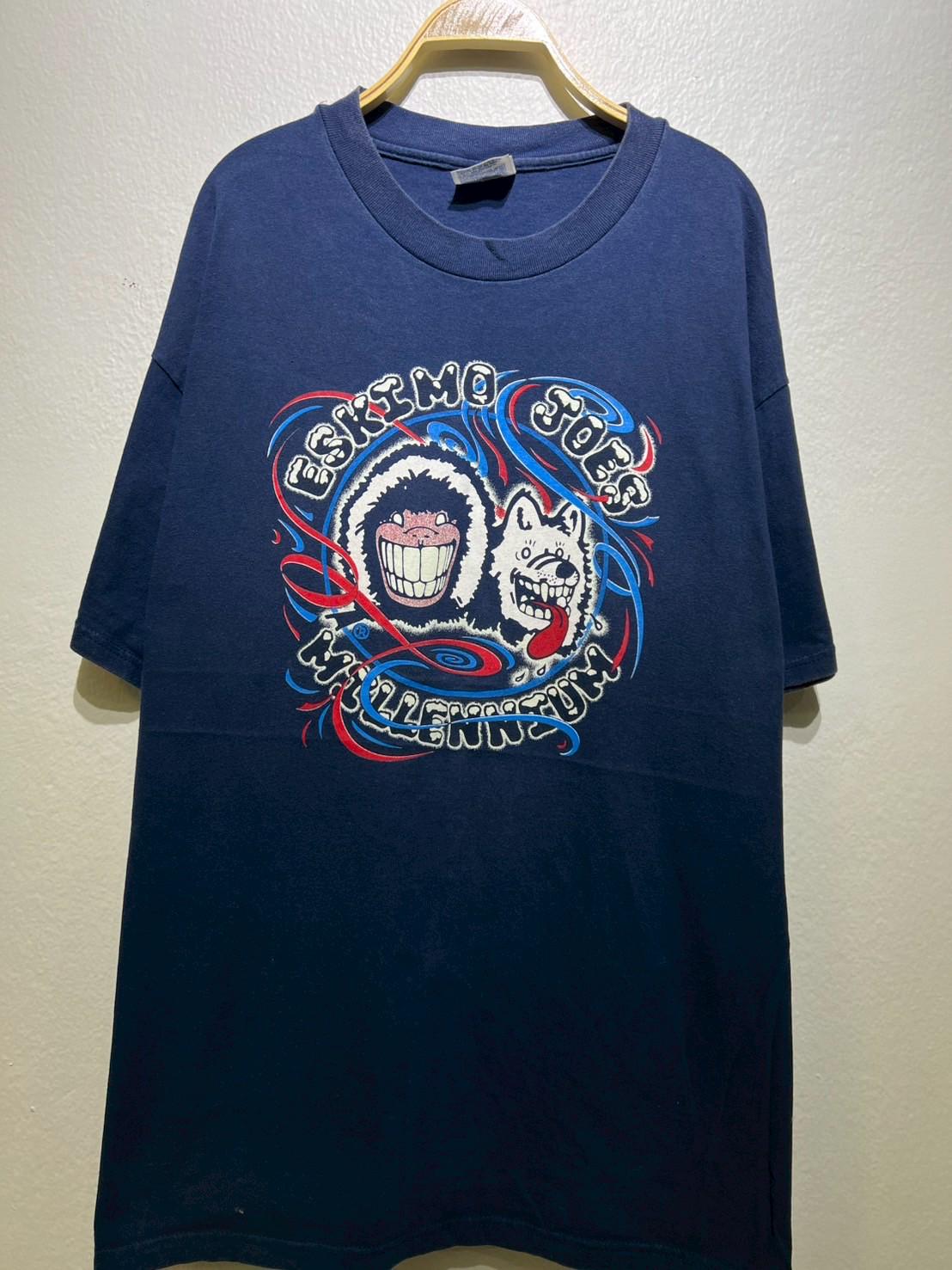 90s Eskimo Joe バンド スウェット 薄い黄色 L エスキモー