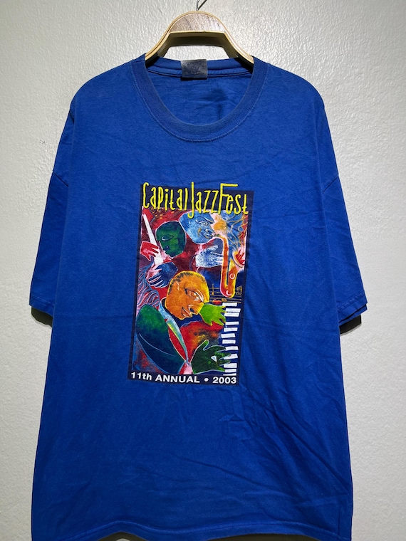 Vintage 2003 Capital Jazzfest 11th Annual Music Festival T