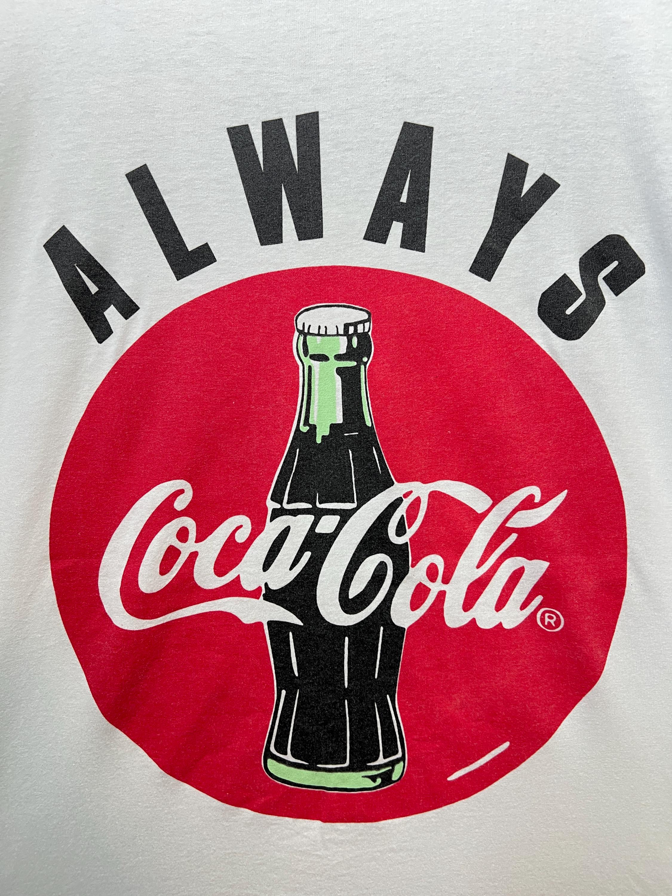 【当日発送】90s ヴィンテージ　コカコーラ　Always Tシャツ XL Vintage 90s Always Coca-cola T-shirt Classic Soda Logo Tee