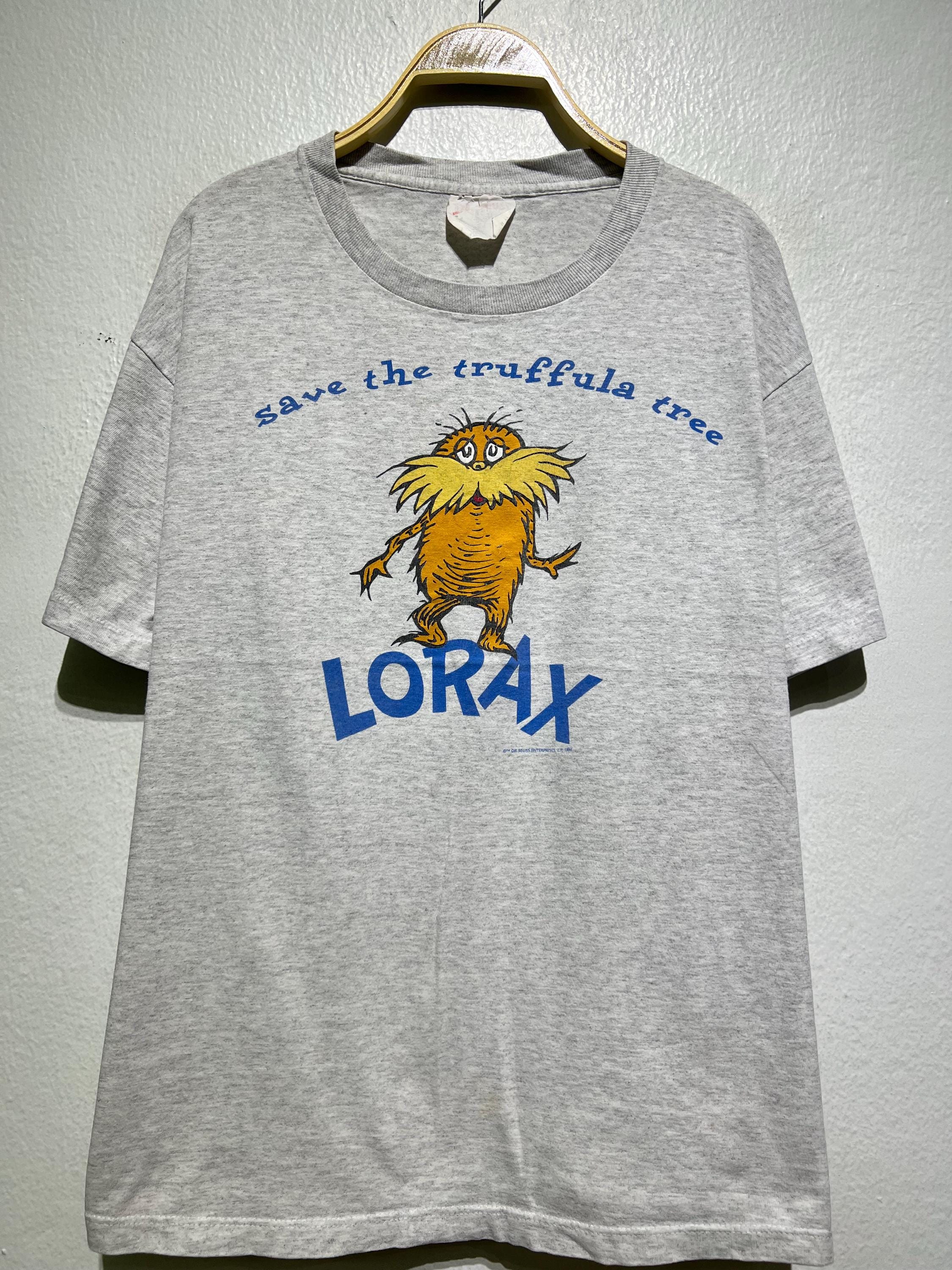 Vintage 90s Dr Seuss Lorax Save the Truffula Tree T-shirt Size L