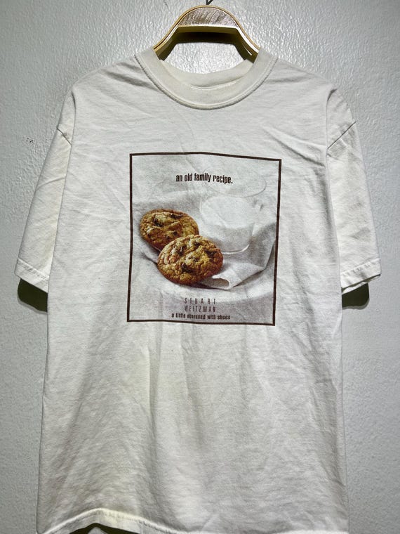 Vintage 90s Stuart Weitzman Cookie Photo T-Shirt … - image 2