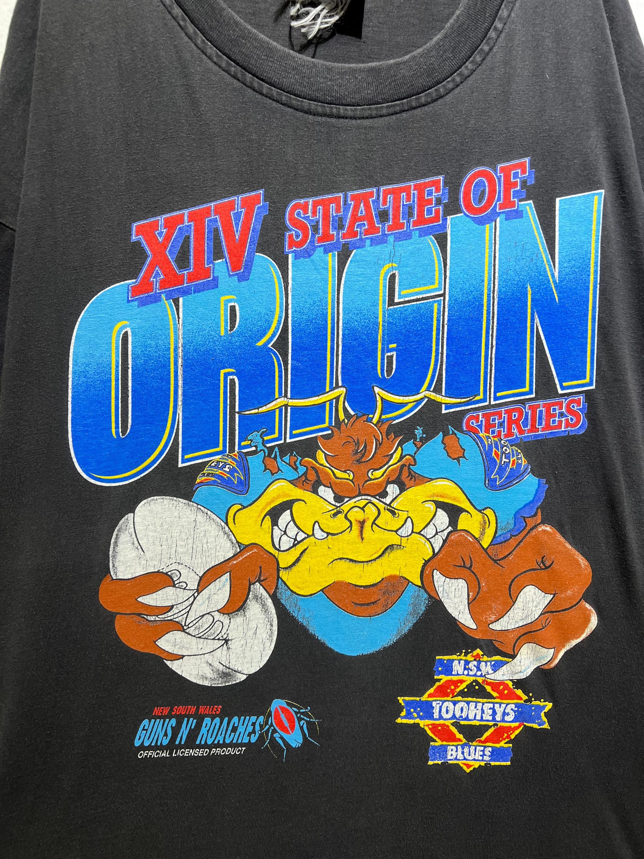 NSW RL 90'S 半袖Tシャツ オーストラリア ラグビー ヴィンテージ Vintage 90s XIV State of Origin Series 1993 T Shirt Size XL