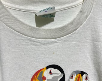 Vintage 90s Project Puffin National Audubon Society Puffins Bird