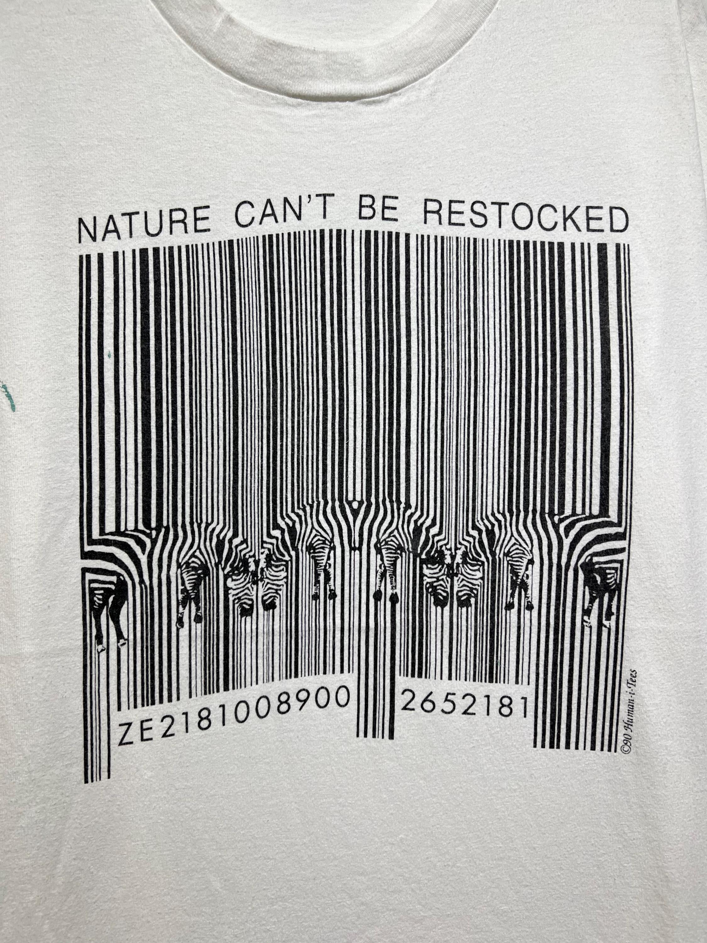 90S USA製 NATURE CANT BE RESTOCKED XL 90's Nature Can't Be Restocked Tee (XL) – Fantasy Explosion