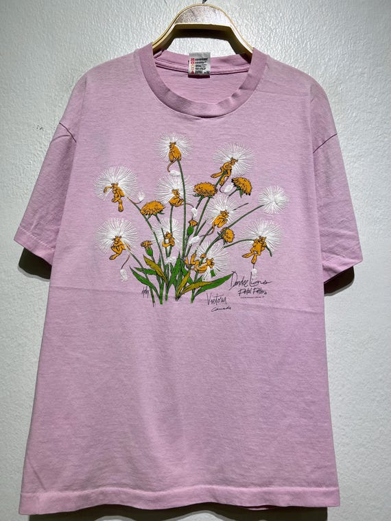 24SS/SPIKEY T-SHIRT/DANDELION/ポップコーン/ 24SS/SPIKEY T-SHIRT/DANDELION/ポップコーン/ Women Dandelion Print