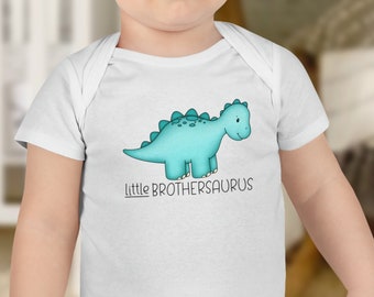 Little Brothersaurus Baby Short Sleeve Onesie®