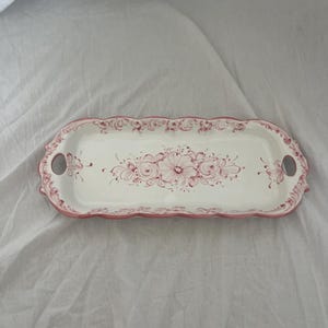 Traditionelles portugiesisches handbemaltes Serviertablett