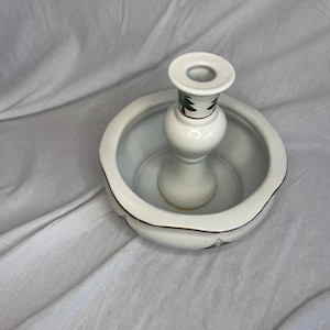 Christmas Vintage Ceramic Centre Piece With Candle Holder and Planter