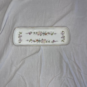 Antique Wedgwood Bone China ,Made in England Mirabelle Trinket Tray