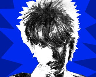 Ian McCulloch – A5 print, signed by Artist
