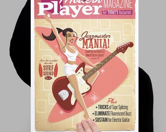 Modern Player – Jazzmaster A3 Print