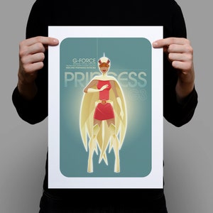 Princess – Battle of The Planets A3 Print (2nd Edition)