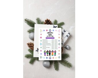 Liste des programmes de célébration des chants de Noël, Programme des chansons de fête, Représentation chorale, Musique des Fêtes, Guide des chants de Noël