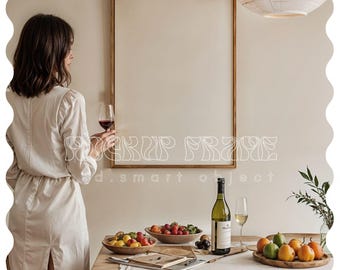 Vertical Mockup Frame, Single frame, Wood Frame Mockup, Frame Mockup, Artwork Mockup, Frame Mock Up, Art Print Mockup