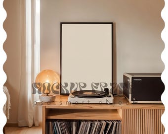 Vertical Mockup Frame, Single frame, Wood Frame Mockup, Frame Mockup, Artwork Mockup, Frame Mock Up, Art Print Mockup