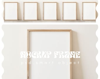 Etsy Banner Mockup Frame, Banner Mockup Frame, Wood Frame Mockup, Banner + Mockup Frame
