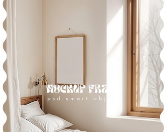 Vertical Mockup Frame, Single frame, Wood Frame Mockup, Frame Mockup, Artwork Mockup, Frame Mock Up, Art Print Mockup