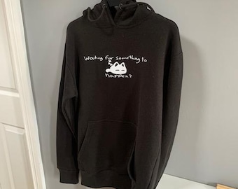 Omori Cat waiting Inspired Item Hoodie