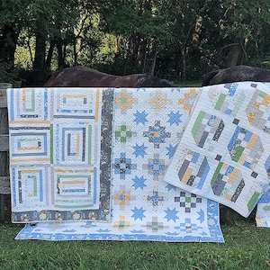 Coriander Quilts 5 piece PDF Pattern Bundle #9 (Spring Brook Release)