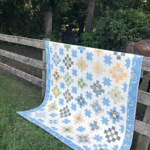 Patchy Stars PDF Quilt Pattern #174