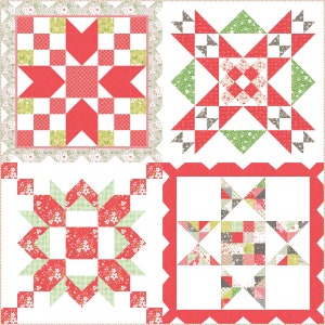 Barn Star Sampler Set Paper Pattern Version