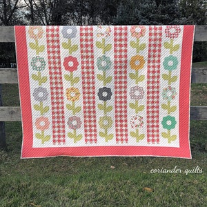 Gingham Garden Pattern #141 PDF quilt pattern