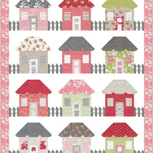 Picket Fence Cottages PDF Quilt Pattern #186
