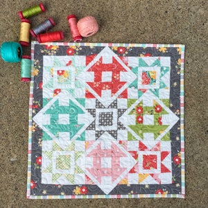 Mini Elegant PDF Quiltmönster #124