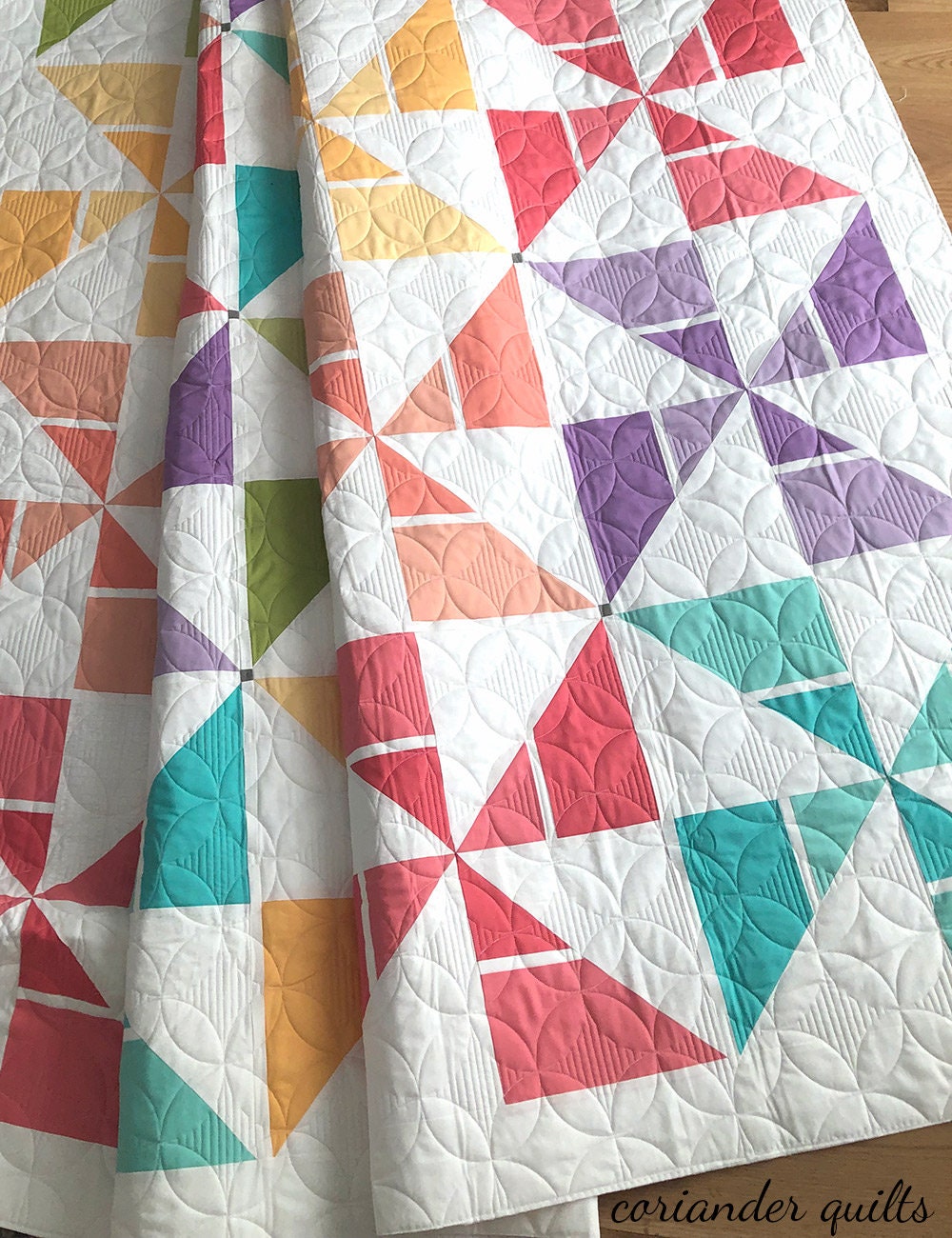Sun Twist PDF Quilt Pattern #190 - Etsy
