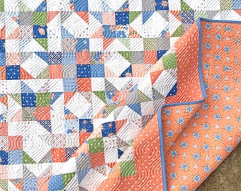 Scrap Basket Stars DIGITAL/PDF Quilt Pattern #201