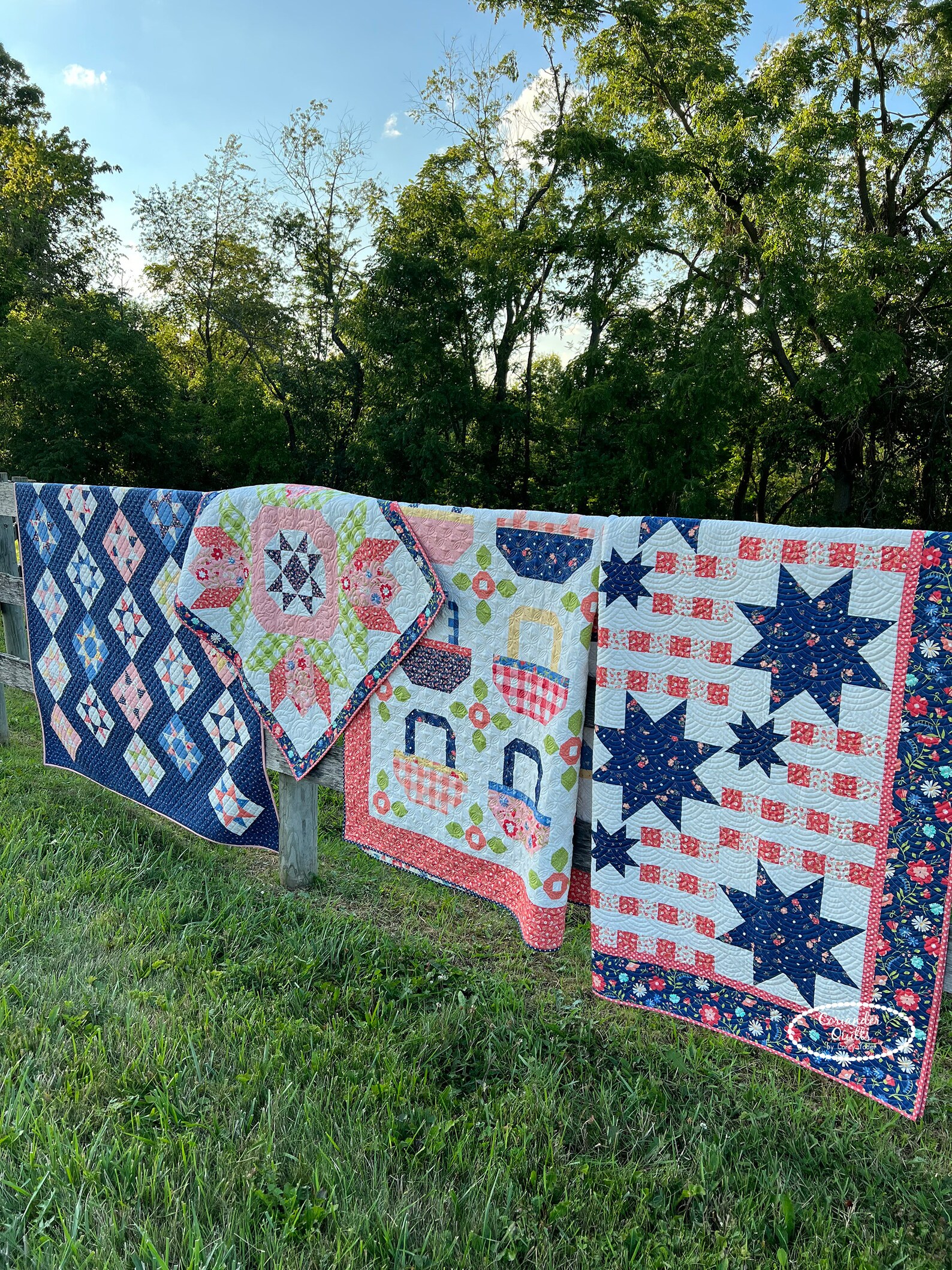 Coriander Quilts 4 Piece Paper Pattern Bundle 13 sunwashed Etsy