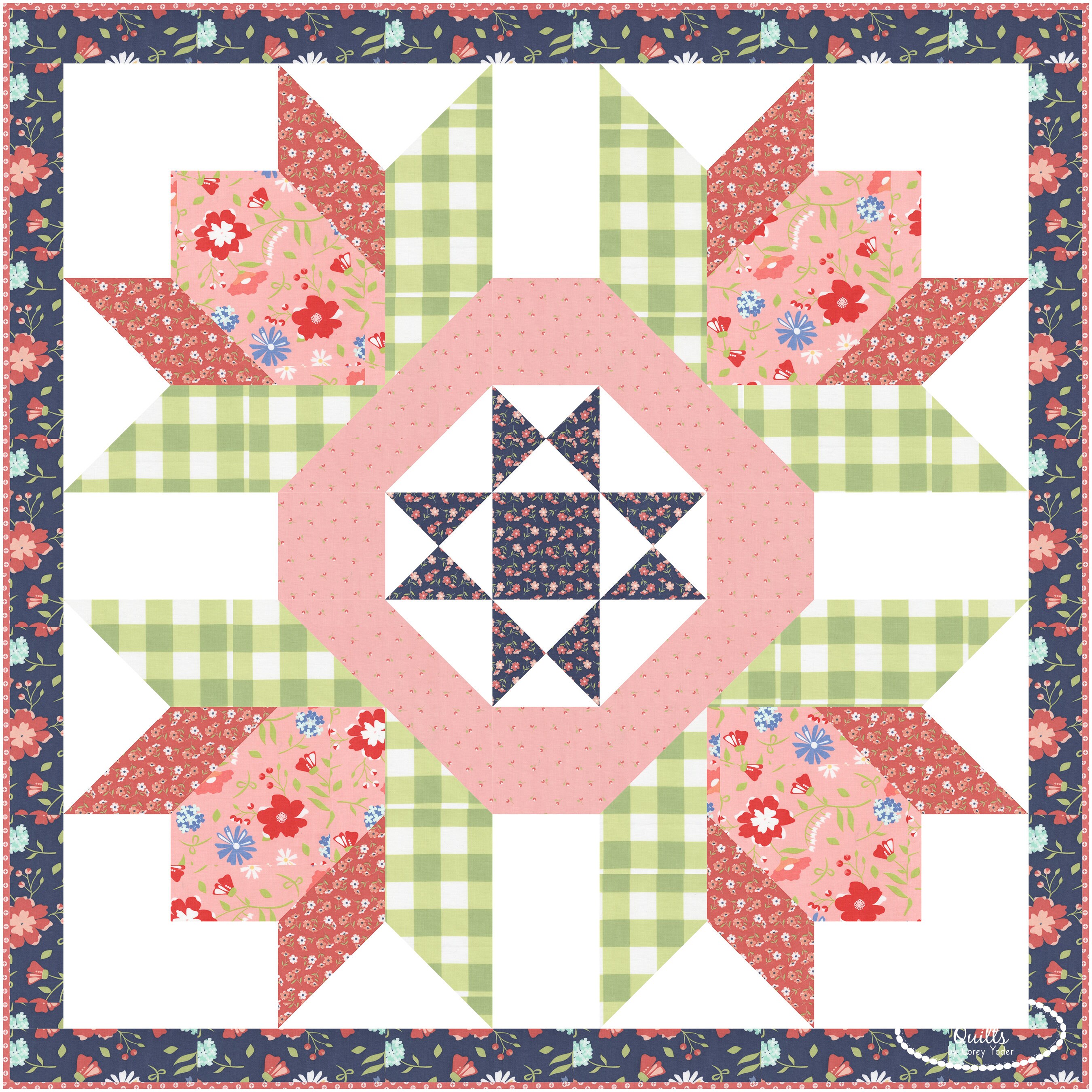 Barn Star 5 PDF Quilt Pattern #198 - Etsy