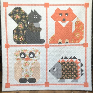 Woodland Frolic Paper Quilt Pattern #167
