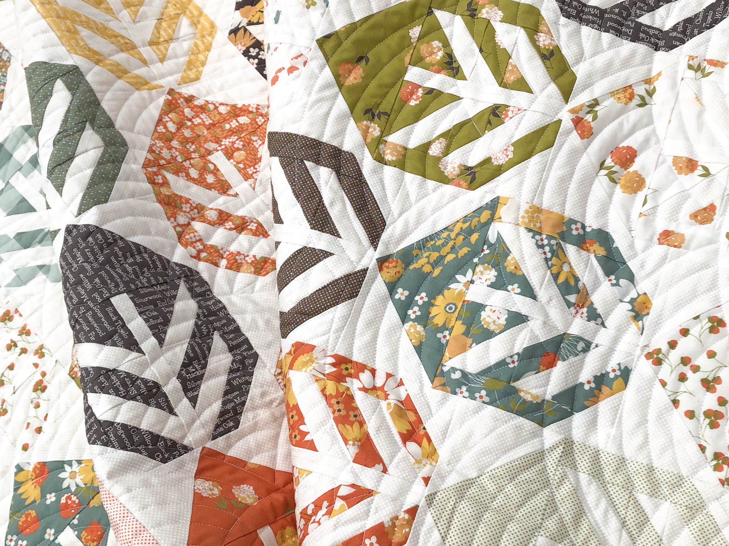 Leaves PDF Quilt Pattern 179 - Etsy
