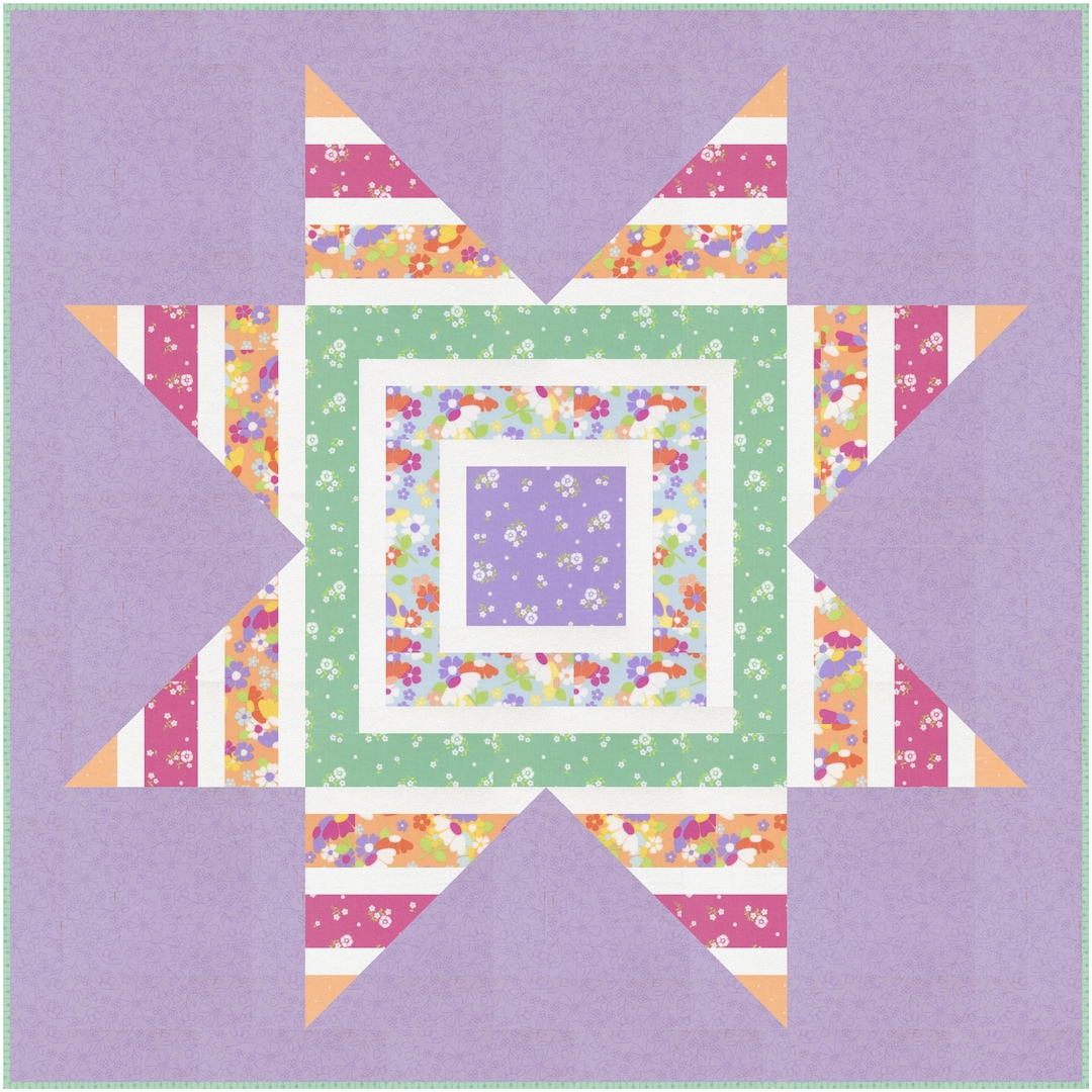 Barn Star 13 Pdf/digital Quilt Pattern #245 - Etsy