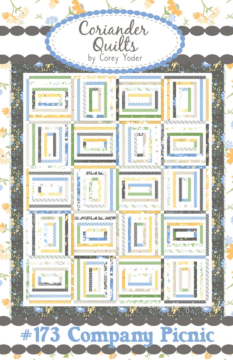 Company Picnic PDF Quilt Pattern #173 - Etsy