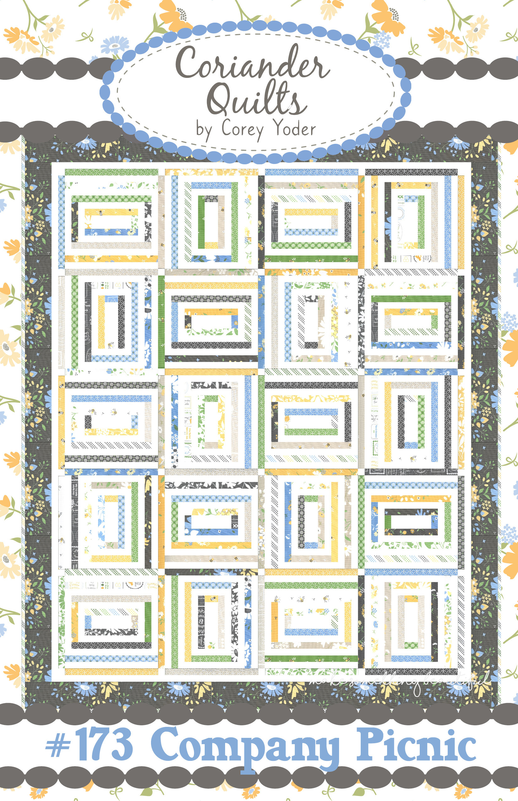 Company Picnic PDF Quilt Pattern #173 - Etsy