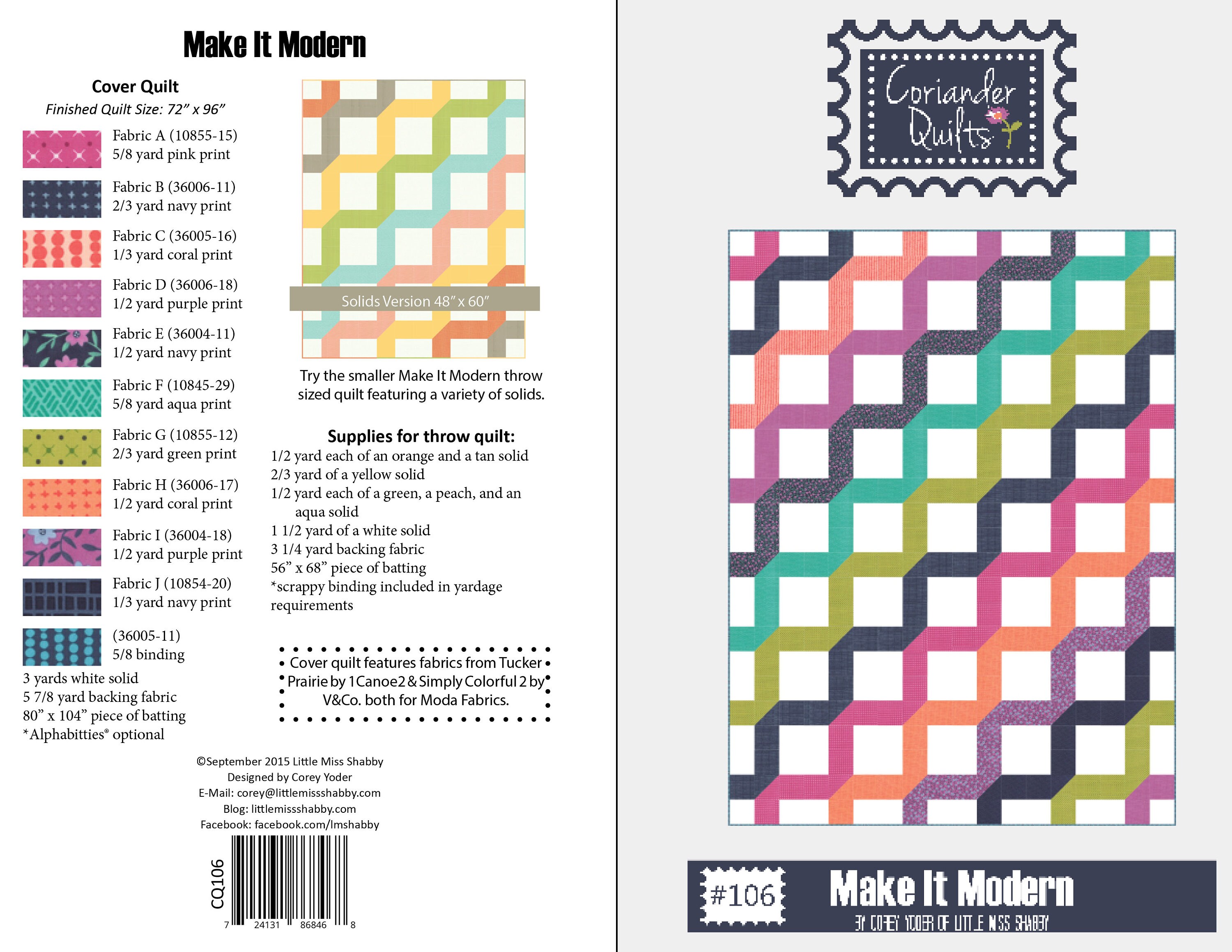 Make It Modern PDF Pattern - Etsy
