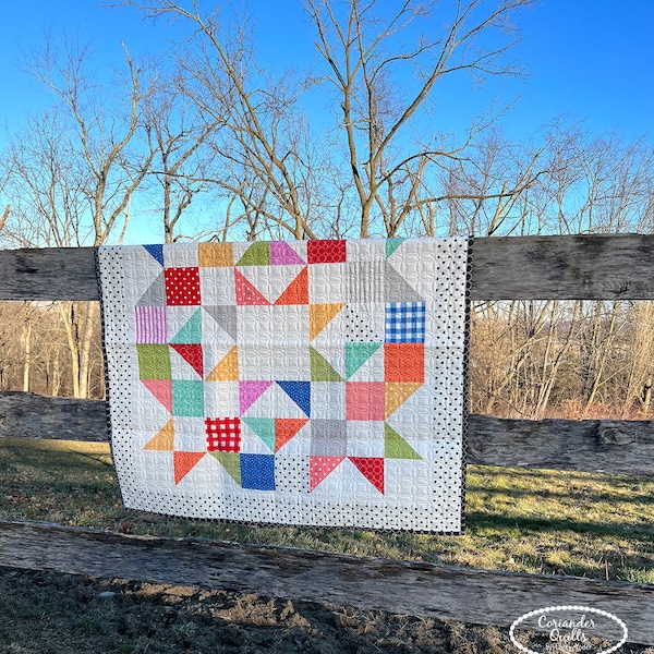 Barn Star 7 PDF Quilt Pattern #213