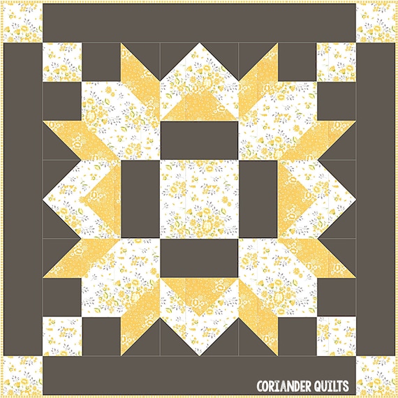 Barn Star Pdf Quilt Pattern 127 Etsy