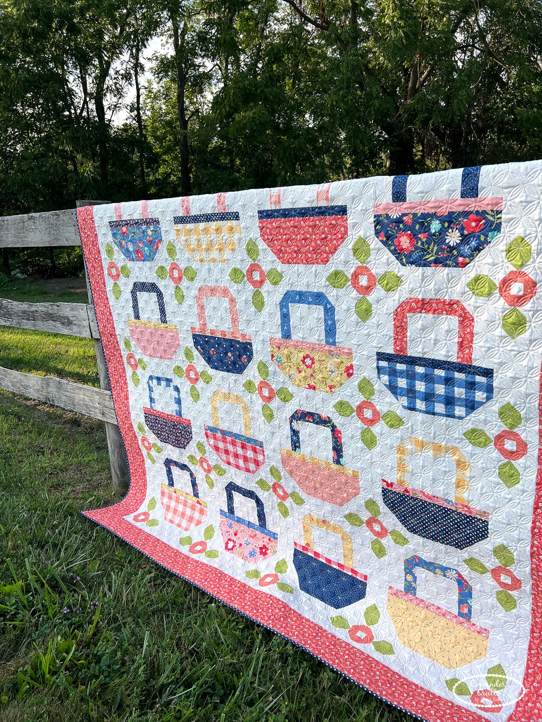Basket Bliss PDF Quilt Pattern #197 - Etsy