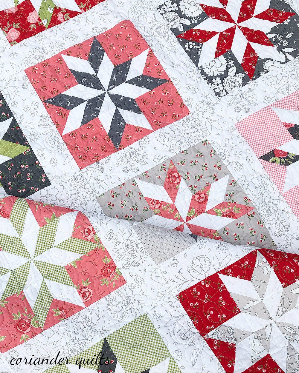 Star Twist Paper Quilt Pattern #184