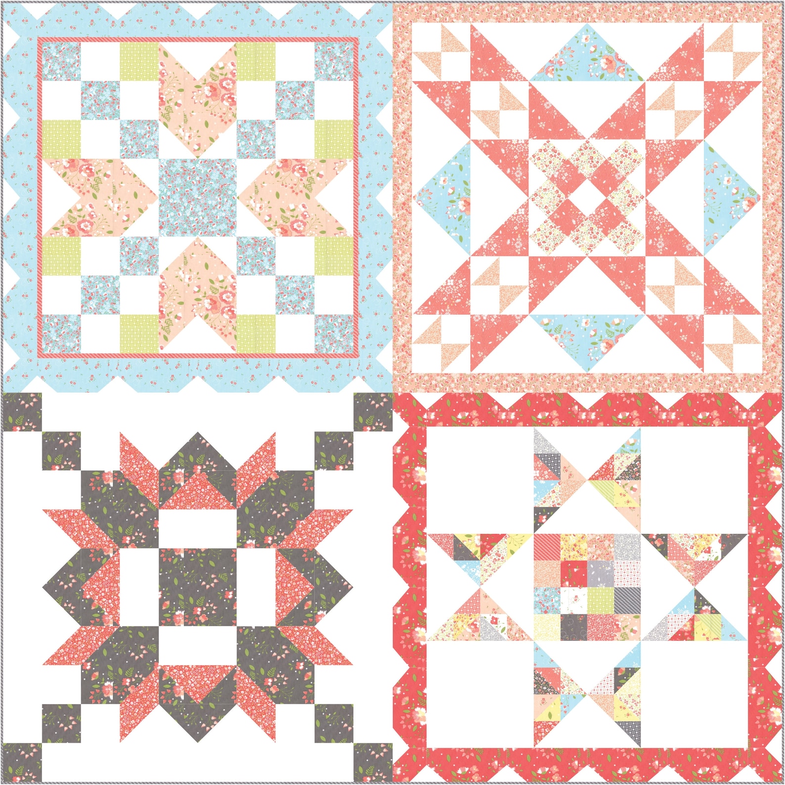 Barn Star Bundle (1-4) Paper Pattern Version - Etsy