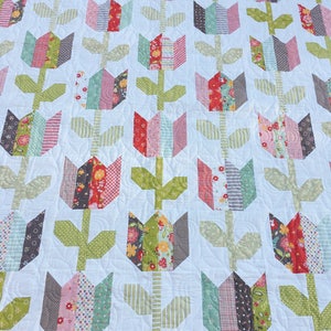 Tulip Market PAPER Patron de courtepointe #119