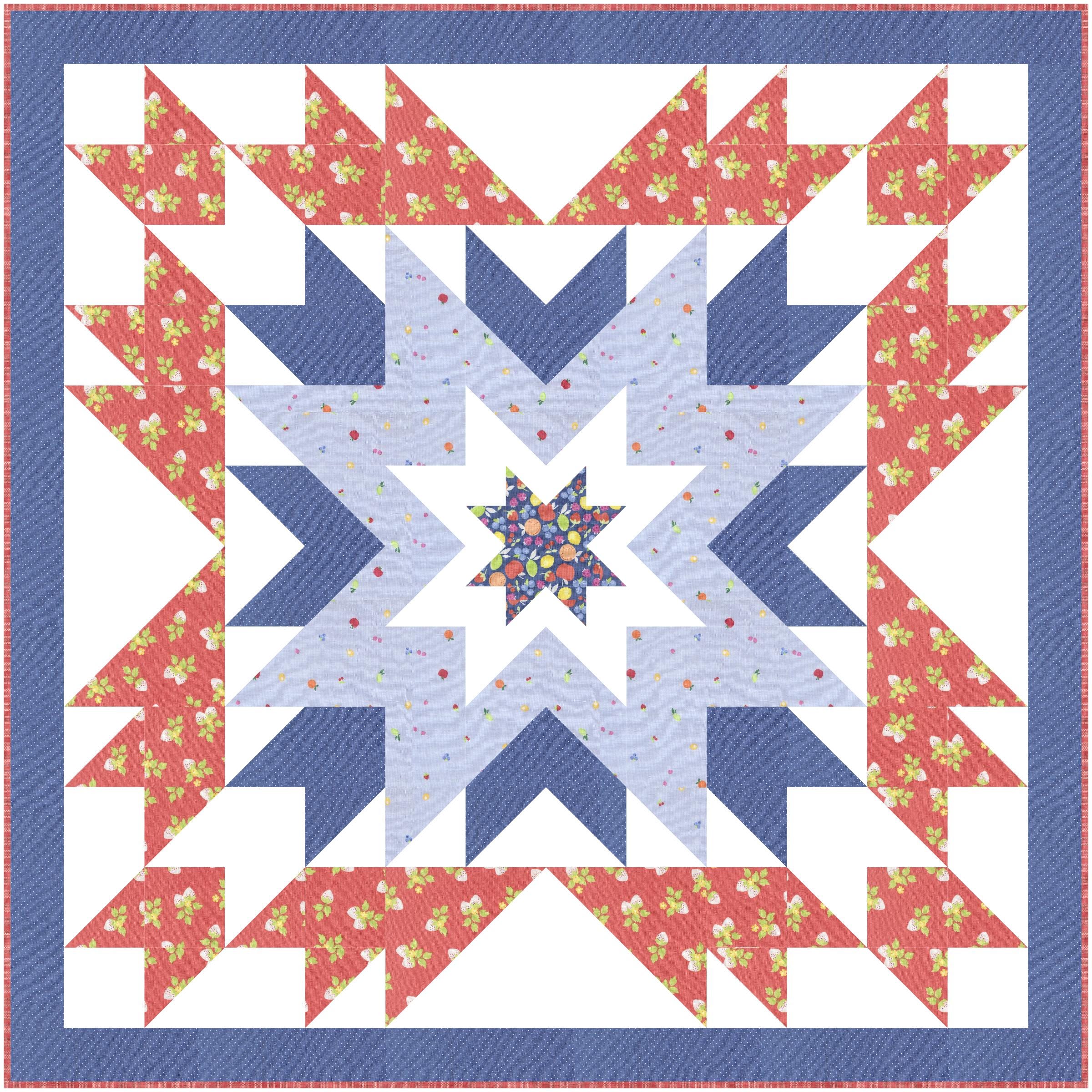 Barn Star 12 Pdf/digital Quilt Pattern #240 - Etsy