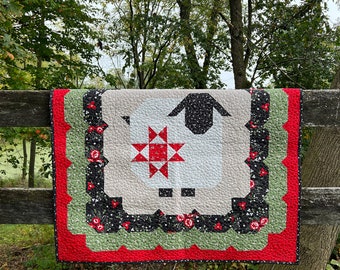 Wooly muurhangend PDF-quiltpatroon #205