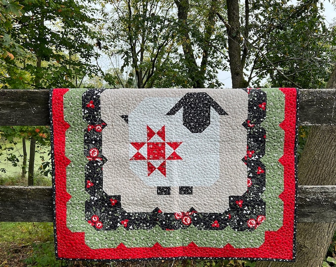 Wooly Wall Hanging Paper Quilt Pattern #205 - Etsy